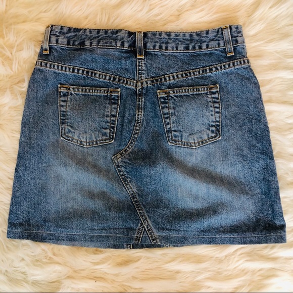 Women’s Express Bleus Vintage Denim Skirt 28W 🌹! - Picture 2 of 8